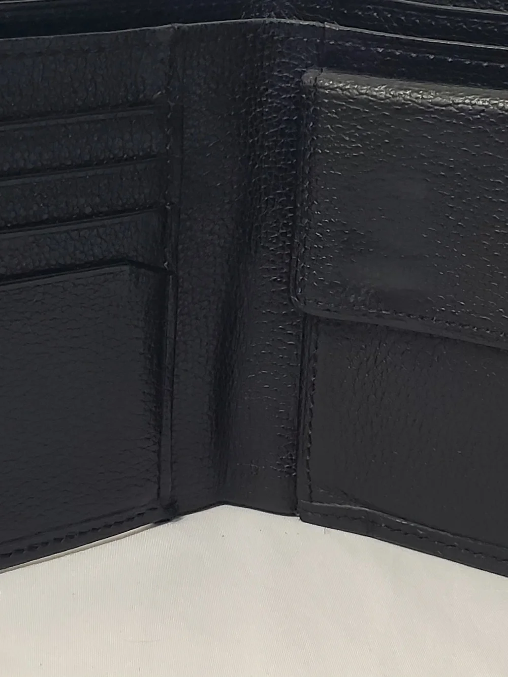 Burberry Men's Black Leather Bi-Fold Wallet